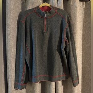 Tommy Bahama Reversible Pullover with a 1/4 Zipper